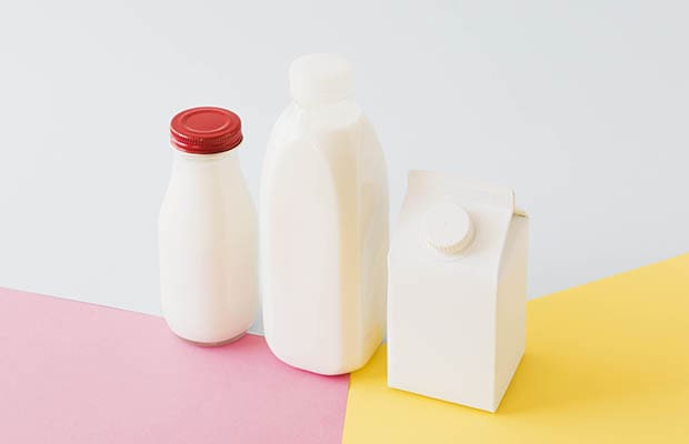 types of milk — milk cartons