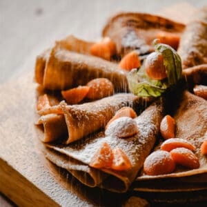 Healthy Chocolate Crepes Recipe With Creamy Ricotta Filling
