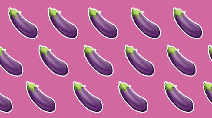 Egg plant sext emoji