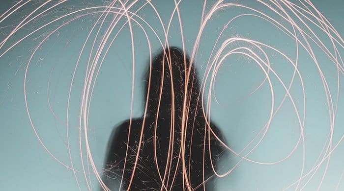 A woman on antidepressants