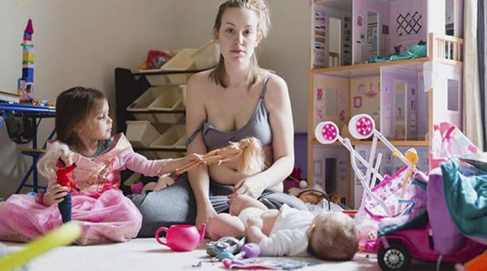 This Mom’s Photos Show What Postpartum Depression REALLY Looks Like