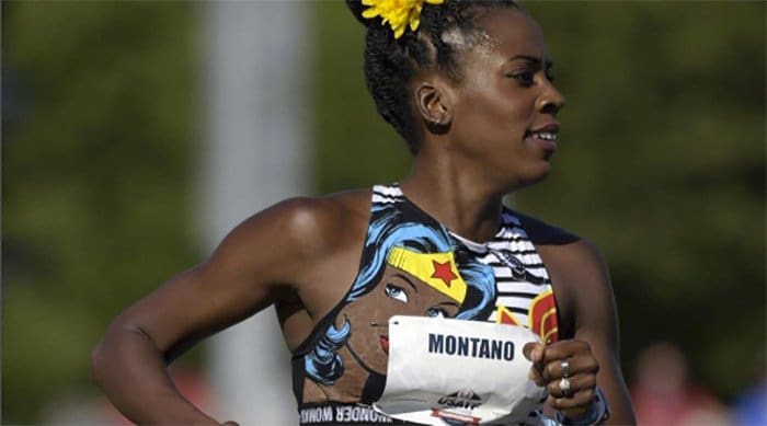 oylmpic runner who is 5 months pregnant