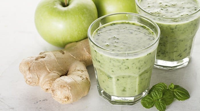 A plant protein shake