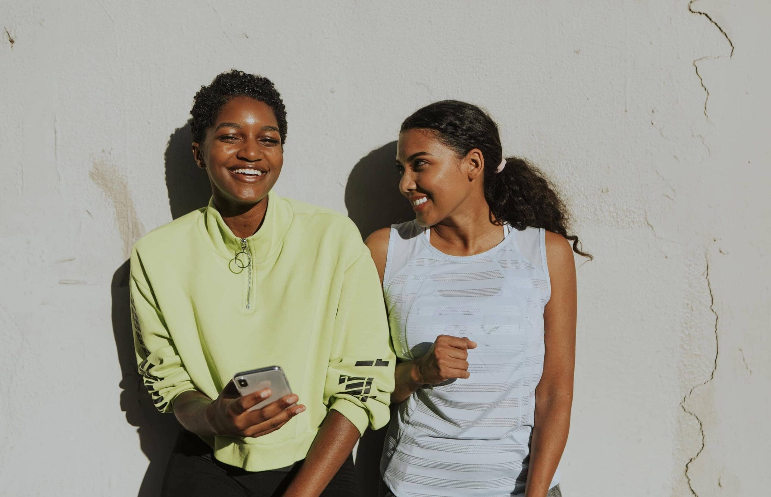 two black women who have a fear of being alone