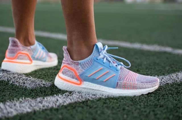 Woman wearing adidas Boost