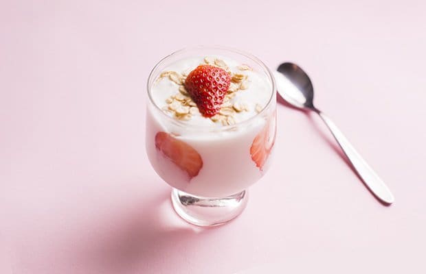 Danone dessert yoghurt