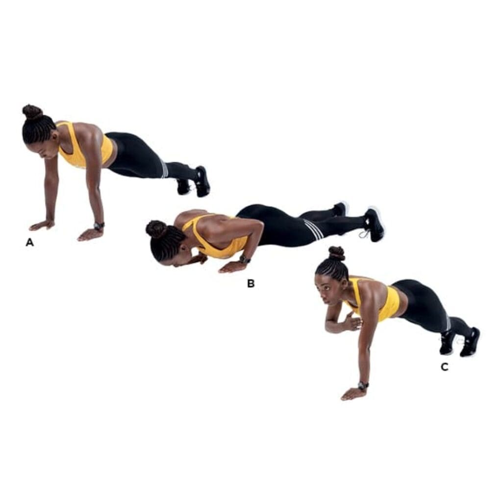 Push-Up with Shoulder Taps