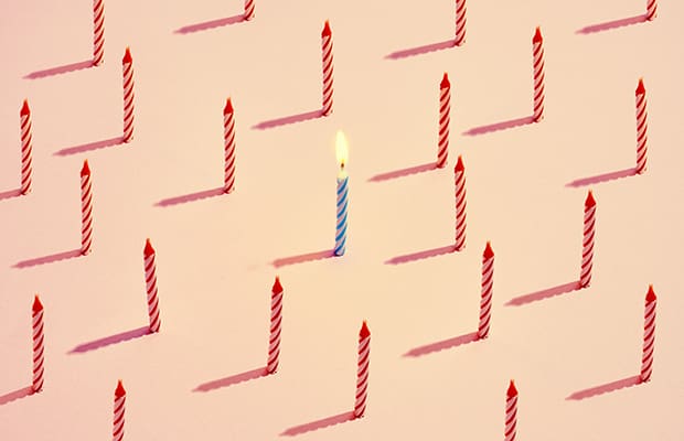 wax play — candles burning