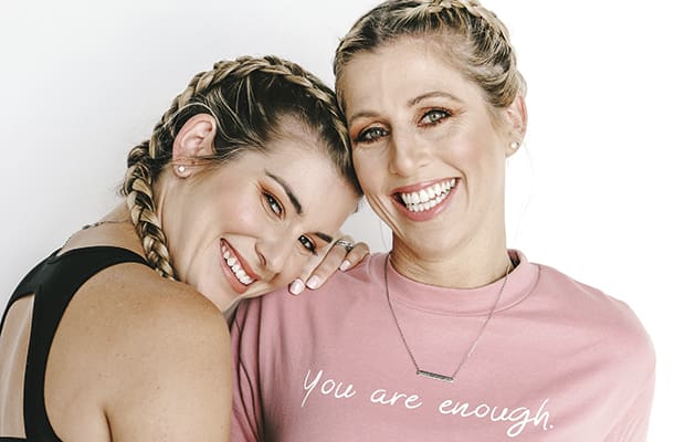 Tammy Rawstron and Rachel Kolisi