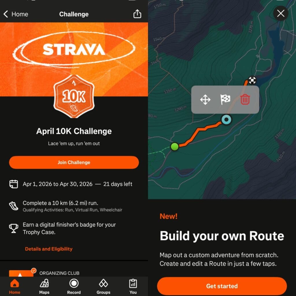 Strava training app for women