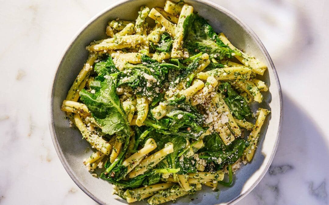 This Creamy Kale Pasta Recipe Features Cottage Cheese As A Secret Ingredient