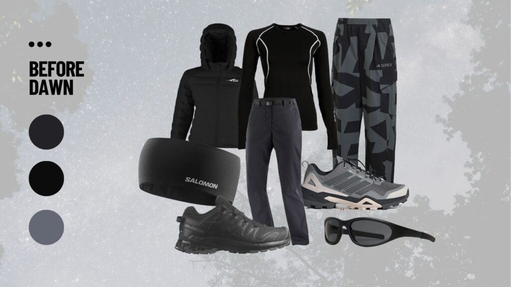 Before Dawn: All-Black Gorpcore For Trail And Town