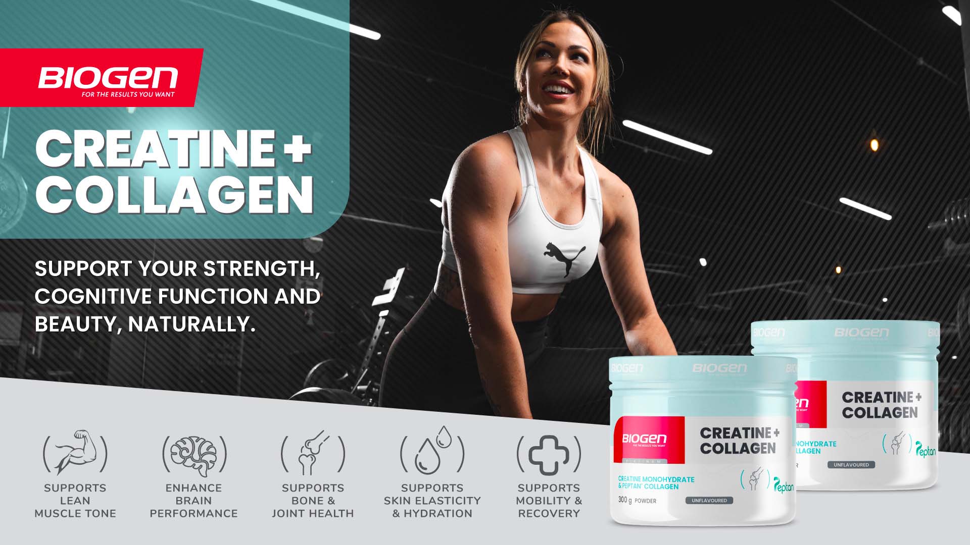 Biogen Creatine + Collagen