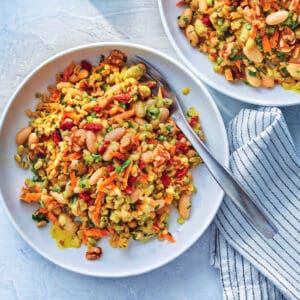Barley Salad With Creamy Tahini Dressing Recipe