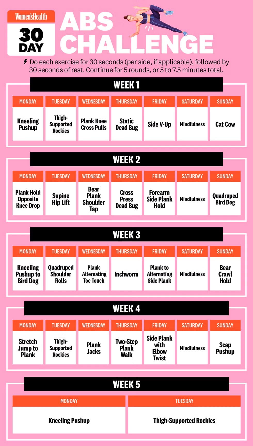 30-Day Abs Challenge