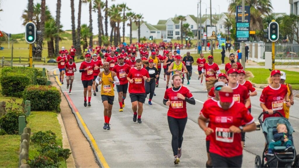 People running the Absa Run Your City Cape Town 10K