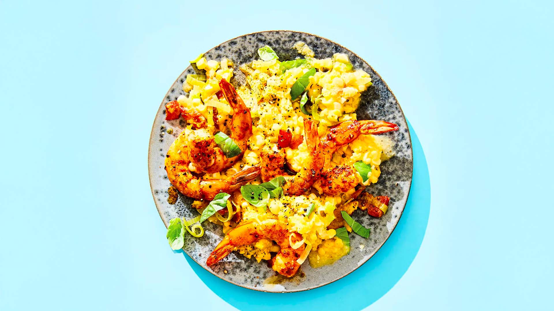 Prawn And Sweet Corn "Grits" Recipe